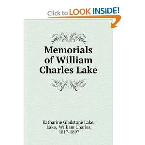  Memorials of William Charles Lake, dean of Durham, 1869 