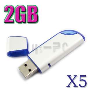 LOT 5 2GB Knife USB Flash Memory Stick Drive Fold Pen  