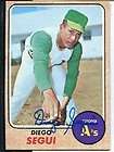 SIGNED/AUTOGRAP​HED TOPPS 1968 #517 DIEGO SEGUI