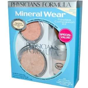   Mineral Wear, Flawless Complexion Kit, Light