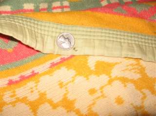 Vintage 30s Esmond Warmspun Bunny Trade Beacon Camp Blanket HUGE 73 X 