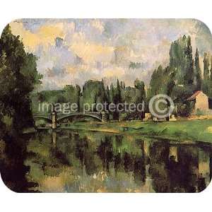    Bridge Over the Marne at Creteil Cezanne MOUSE PAD