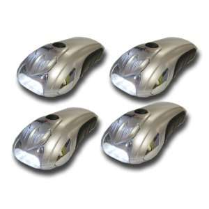 Dynamo 3 LED Self Powered Flashlight / Pack of 4  Sports 