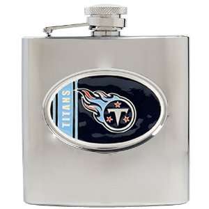  Tennessee Titans Hip Flask with Oval Emblem Sports 
