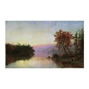  Jasper Francis Cropsey   Greenwood Lake At Twilight Giclee 