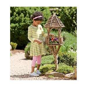  Woodland Fairy House with Stake   Fairy Toy Patio, Lawn 