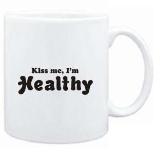  Mug White  KISS ME, Im healthy  Adjetives Sports 