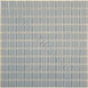  Baby Blue 1 x 1 Blue Crystile Solids Glossy Glass Tile 