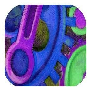   pcs   SQUARE   Designer Coasters Art   (CSAR 206)