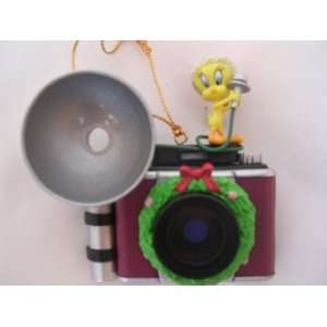  Tweety Bird Looney Tunes Christmas Ornament ; Photography Camera 