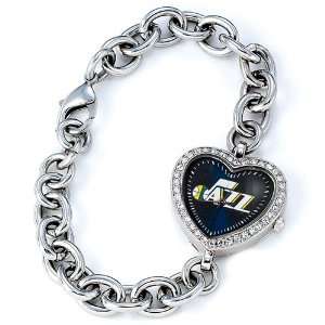  Ladies NBA Utah Jazz Heart Watch Jewelry