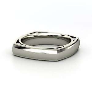  Seam Band, Palladium Ring with Diamond Jewelry