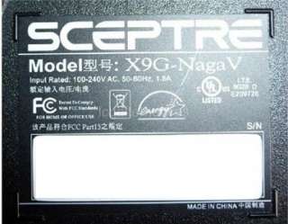 Repair Kit, Sceptre X9G Naga V SOTAC, LCD Monitor, Capacitors, Not 