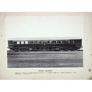   1912 ROYAL SALOON LOCOMOTIVE TRAIN ENGINE RAILWAY: Home & Kitchen