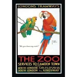  Exclusive By Buyenlarge Londons Tramways   The Zoo 28x42 