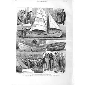    1883 FISHERIES EXHIBITION KENSINGTON BOATS CURRAGH
