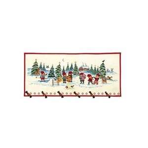  Elves in Snow Calendar Counted Cross Stitch Kit: Arts 