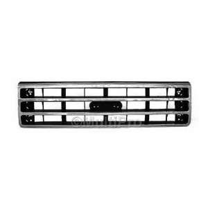 FORD TRUCK BRONCO (FULL SIZE) Grille assy bright; w/surface mounted 