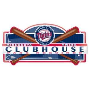 Minnesota Twins Official Logo Clubhouse Sign:  Sports 
