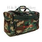 PERSONALIZED MEDIUM CAMO CAMOUFLAGE DANCE GYM CHEER DUFFLE BAG