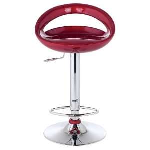  Red Scoop Adjustable Bar Stool or Counter Stool Kitchen 
