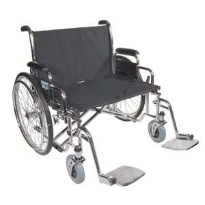 Drive Medical Drive Sentra EC 26 Inch Heavy Duty Wheelchair With Extra 
