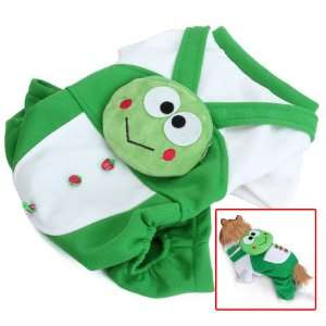    Green Frog Pet Dog Coat JumpSuit w/ Backpack   XL