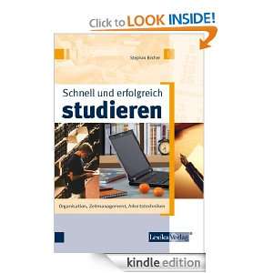 Schnell und erfolgreich studieren (German Edition) Stephan Becher 