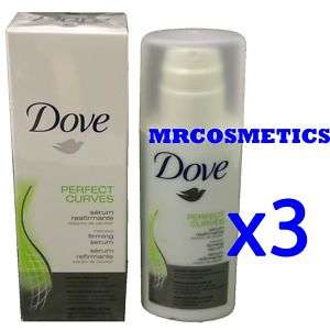 3x DOVE PERFECT CURVES FIRMING LIFTING ANTI CELLULITE SERUM  