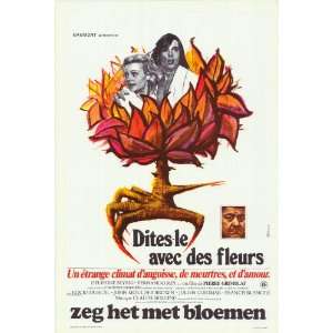  Say It with Flowers (1974) 27 x 40 Movie Poster Belgian Style 