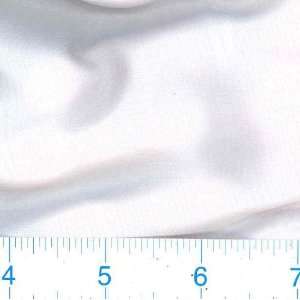  58 Wide Charmeuse Satin White Fabric By The Yard: Arts 