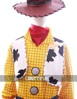 TOY STORY 2 3 WOODY cosplay costume D42  