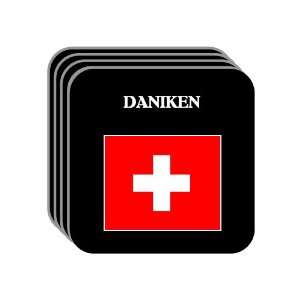  Switzerland   DANIKEN Set of 4 Mini Mousepad Coasters 