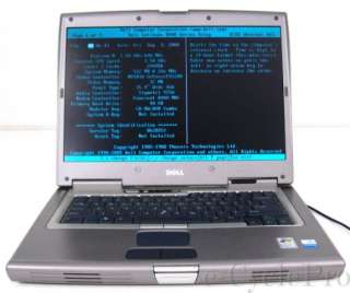 Dell Latitude D800 15.4 Laptop Pentium M 1.50GHz  512MB PC 2100 