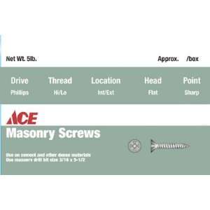  2 each Ace Masonry Screws (586 14X234)