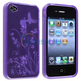   iphone 4 purple flower quantity 1 keep your phone safe clean scratch