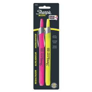  SHARPIE 2 Count Yellow And Pink Highlighter Sold in packs 