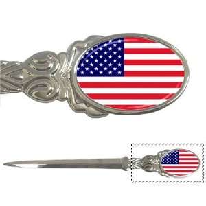  American Flag USA Letter Opener: Office Products