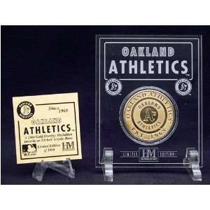  Oakland AS 24Kt Gold Coin In Archival Etched Acrylic 