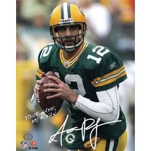  Personalized Aaron Rodgers Autograph Print: Sports 