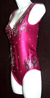 SALE 1960 70 DANCERS SEQUINED OUTFIT RHINESTONES BEADS  