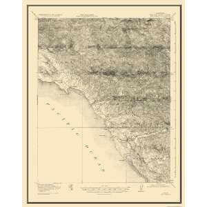 USGS TOPO MAP SAN SIMEON QUAD CALIFORNIA (CA) 1919: Home 