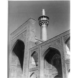   minaret,old court,Meshed,Iran,built by Shah Abbas II