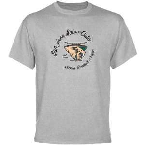  San Jose SaberCats Ash Circle Script T shirt Sports 