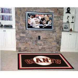  San Francisco Giants MLB Floor Rug (5x8): Sports 