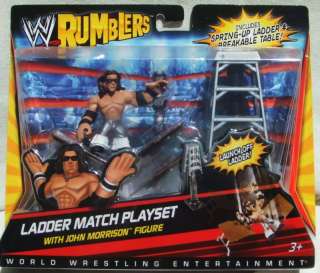 WWE RUMBLERS MORRISON LADDER MATCH PLAYSET! AGE 3+  