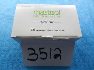 Ferndale Mastisol Liquid Adhesive 2/3mL Vials Qty 48  