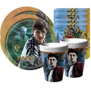 Harry Potter Deathly Hallows Supplies Pack Including Plates, Cups, and 