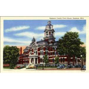 Reprint Saginaw MI   Saginaw County Court House. 5BH66 1945:  