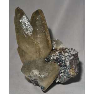  Calcite   Golden Calcite with Chalcopyrite Natural Crystal 